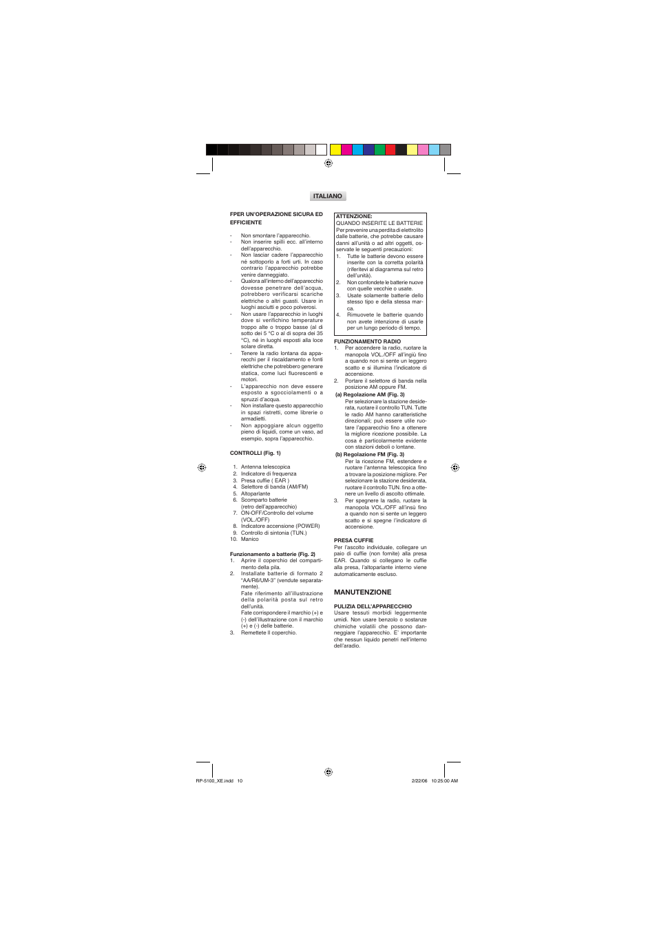 Sanyo RP-5200 User Manual | Page 10 / 12