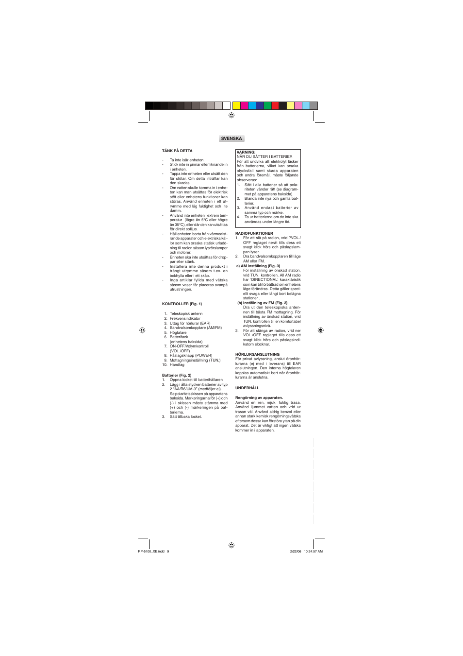 Sanyo RP-5200 User Manual | Page 9 / 12
