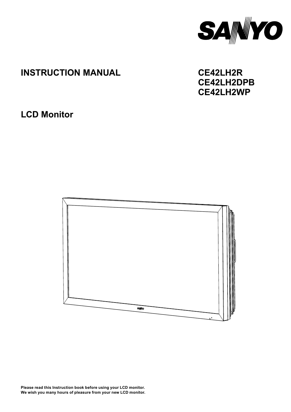 Sanyo CE42LH2WP User Manual | 33 pages