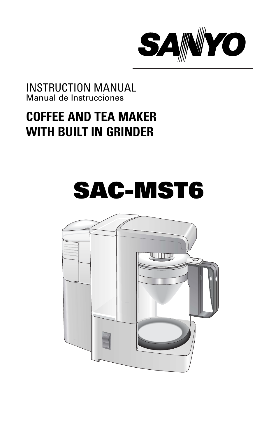 Sanyo SAC-MST6 User Manual | 15 pages