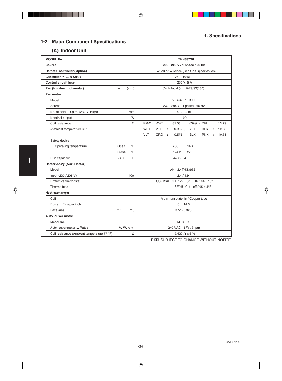 Sanyo KHH2672R / CH2672R User Manual | Page 38 / 180