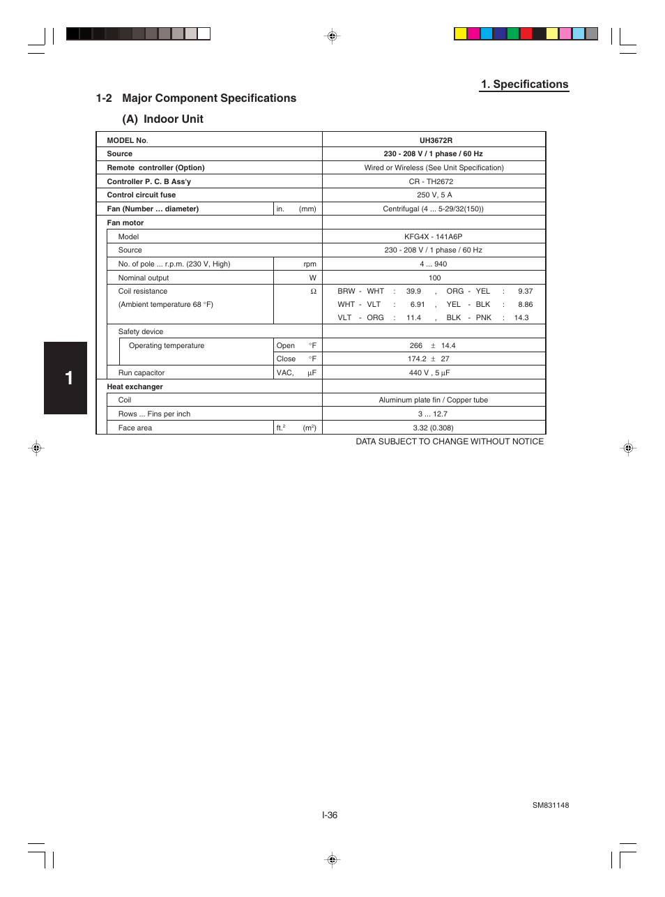 Sanyo KHH2672R / CH2672R User Manual | Page 40 / 180