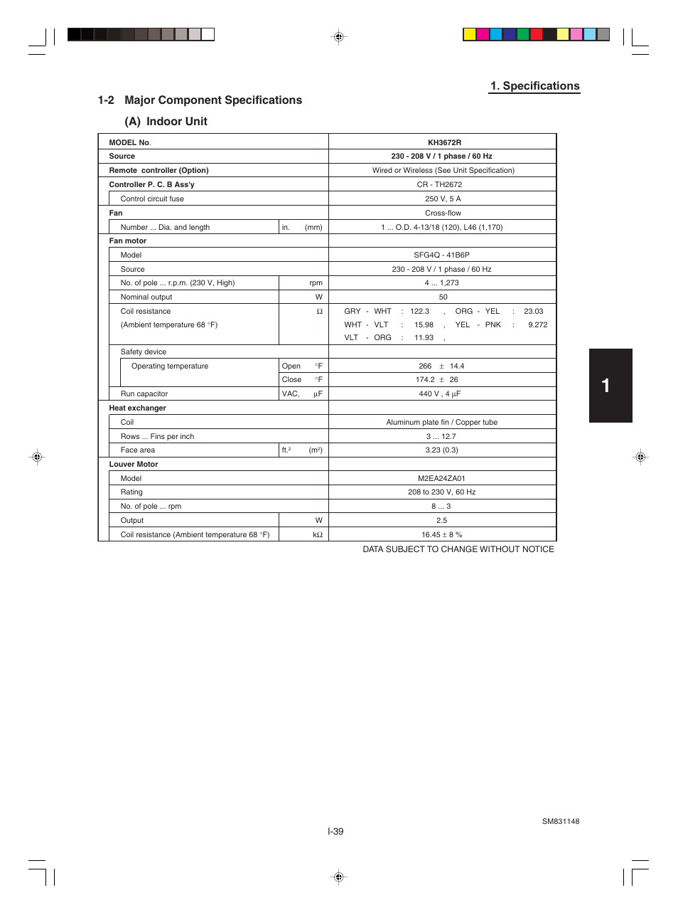 Sanyo KHH2672R / CH2672R User Manual | Page 43 / 180