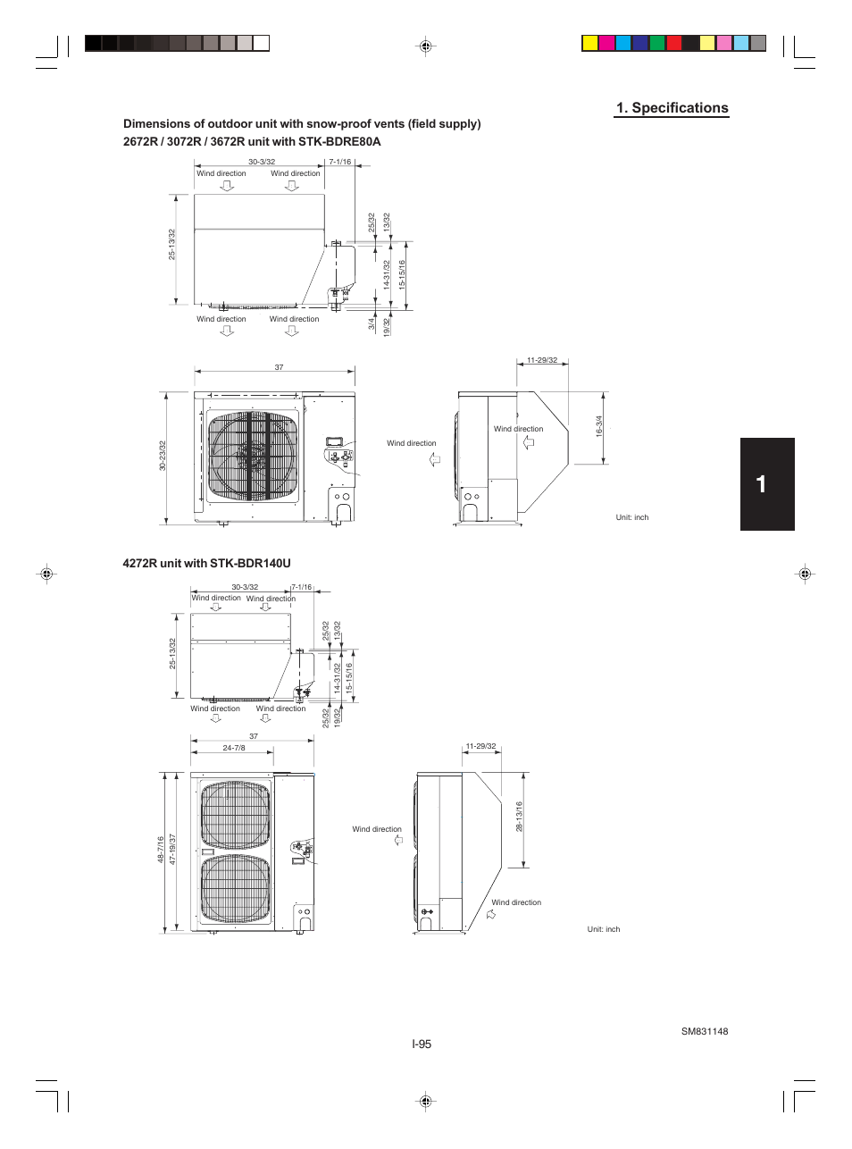 Specifications | Sanyo KHH2672R / CH2672R User Manual | Page 99 / 180