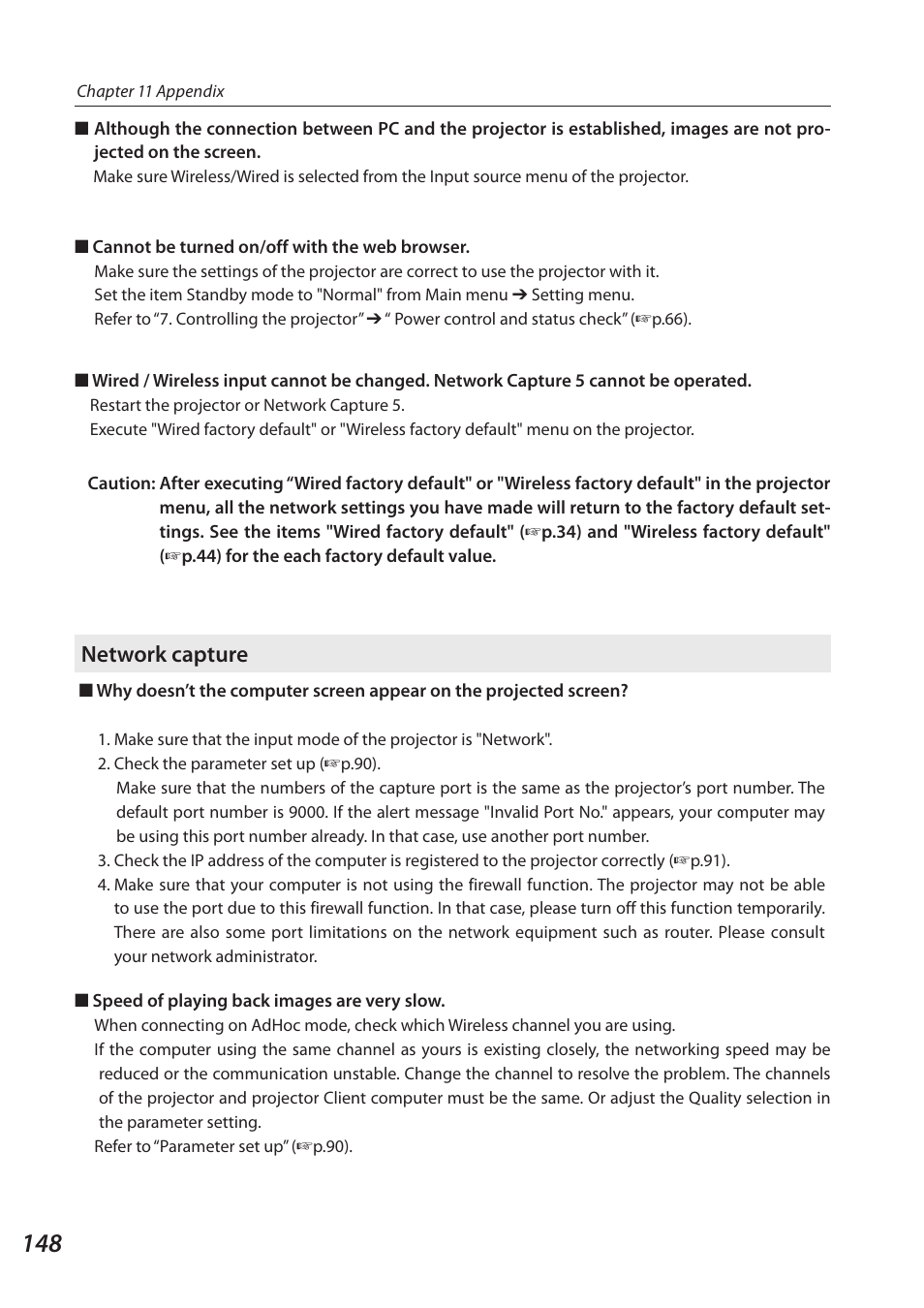 Network capture | Sanyo 1AV4U19B25500 User Manual | Page 148 / 154