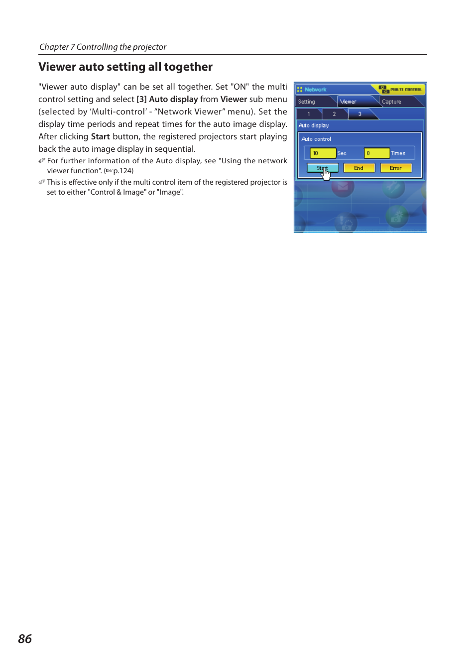 Viewer auto setting all together | Sanyo 1AV4U19B25500 User Manual | Page 86 / 154