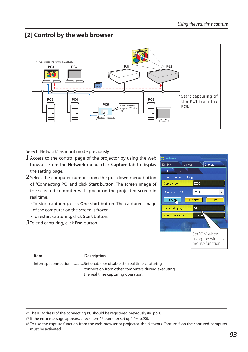 2] control by the web browser | Sanyo 1AV4U19B25500 User Manual | Page 93 / 154