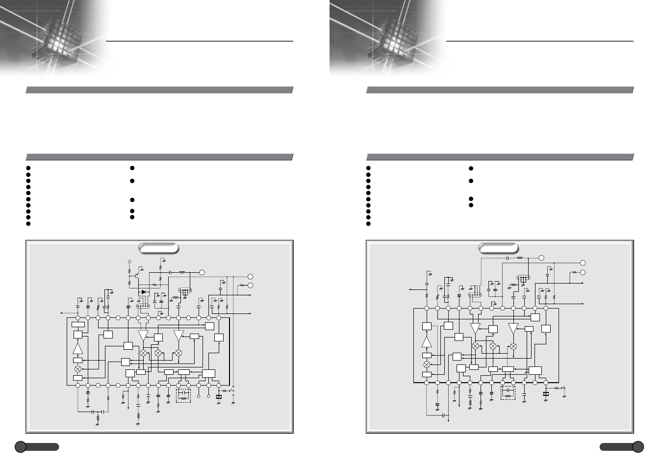 Vif/sif signal-processing circuit, Overview, Functions and features | Sanyo EP58B User Manual | Page 23 / 34
