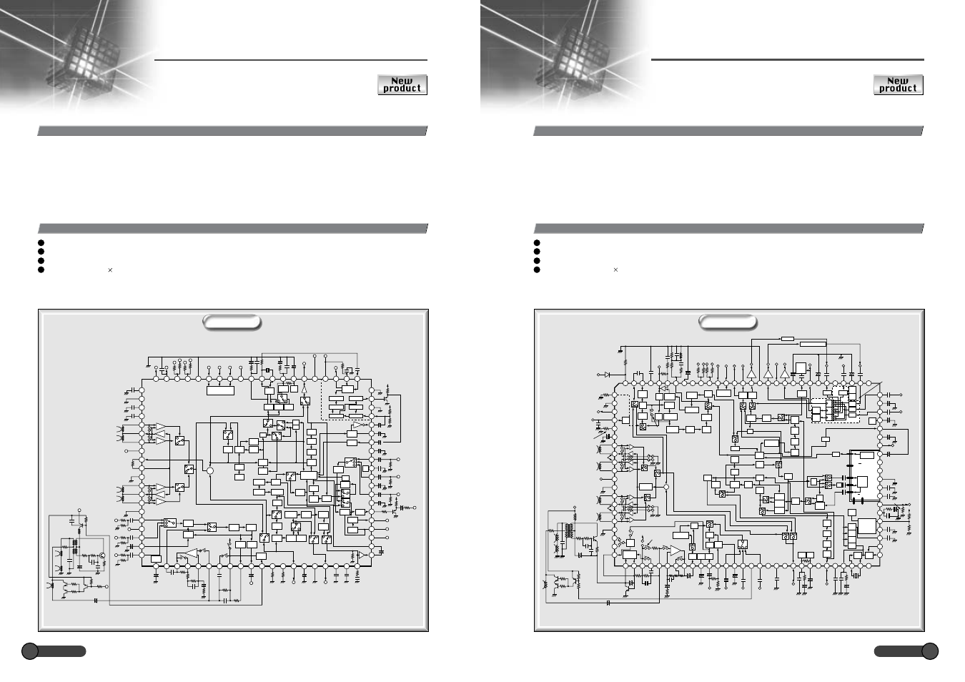 Video and audio signal-processing ic, Overview functions, Block diagram | Sanyo EP58B User Manual | Page 28 / 34