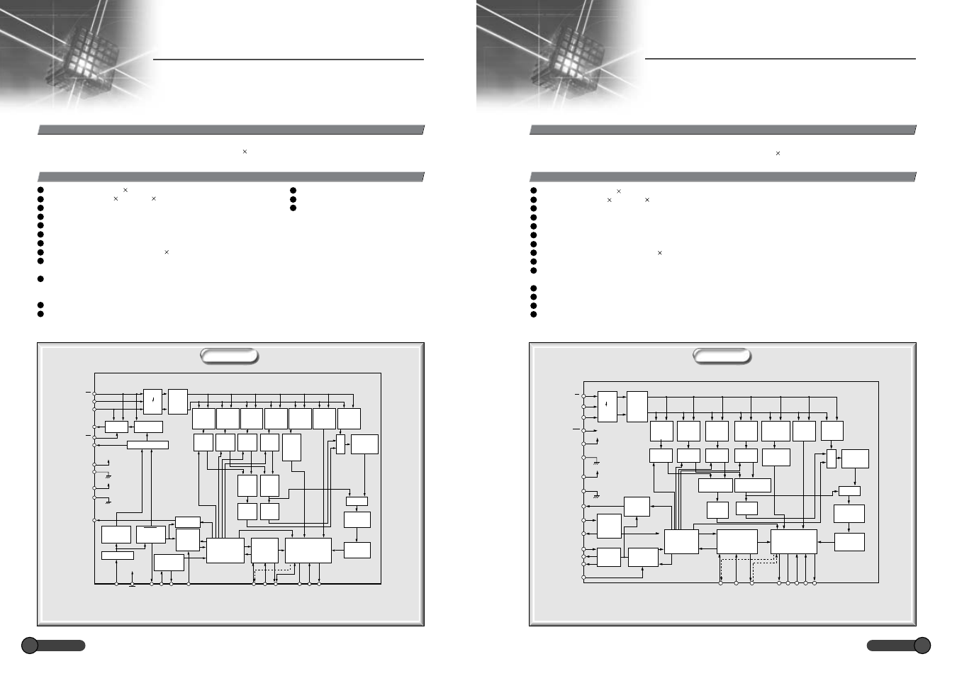 On-screen display controller ic, Overview functions overview functions | Sanyo EP58B User Manual | Page 30 / 34