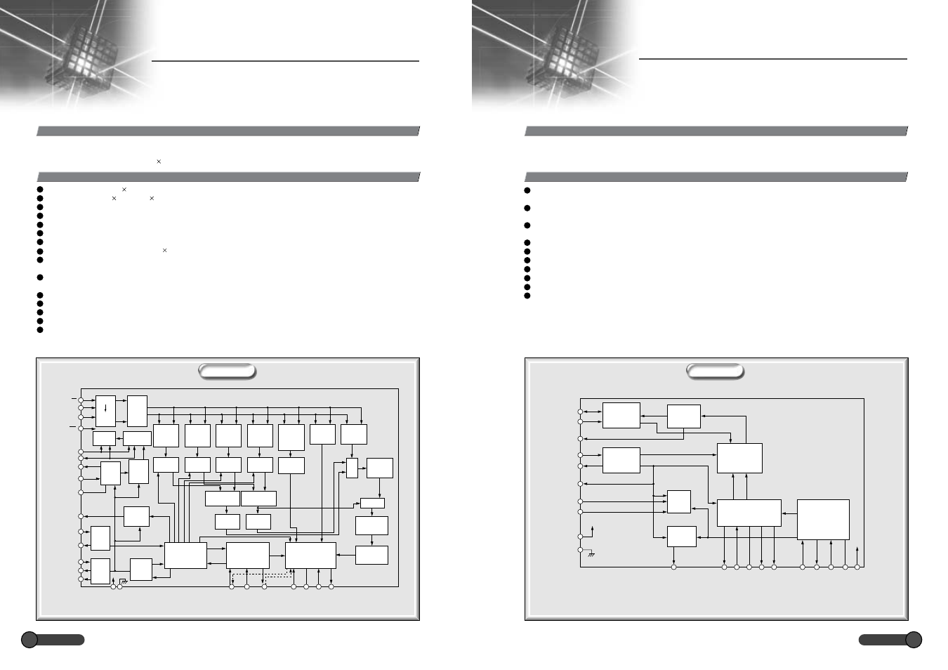 On-screen display controller ic, Vps/pdc slicer ic, Overview functions overview functions | Sanyo EP58B User Manual | Page 31 / 34