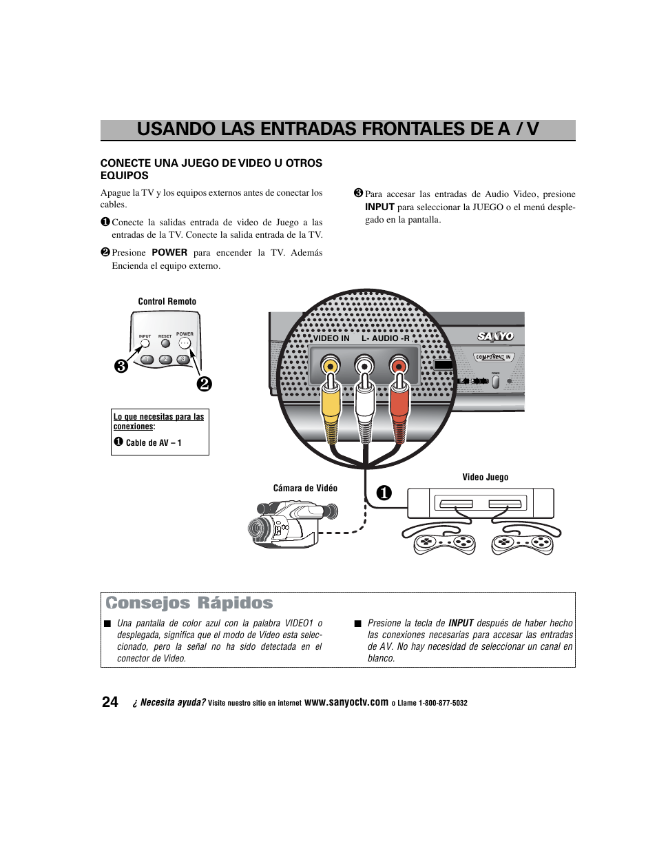 Sanyo DS27225 User Manual | Page 24 / 52