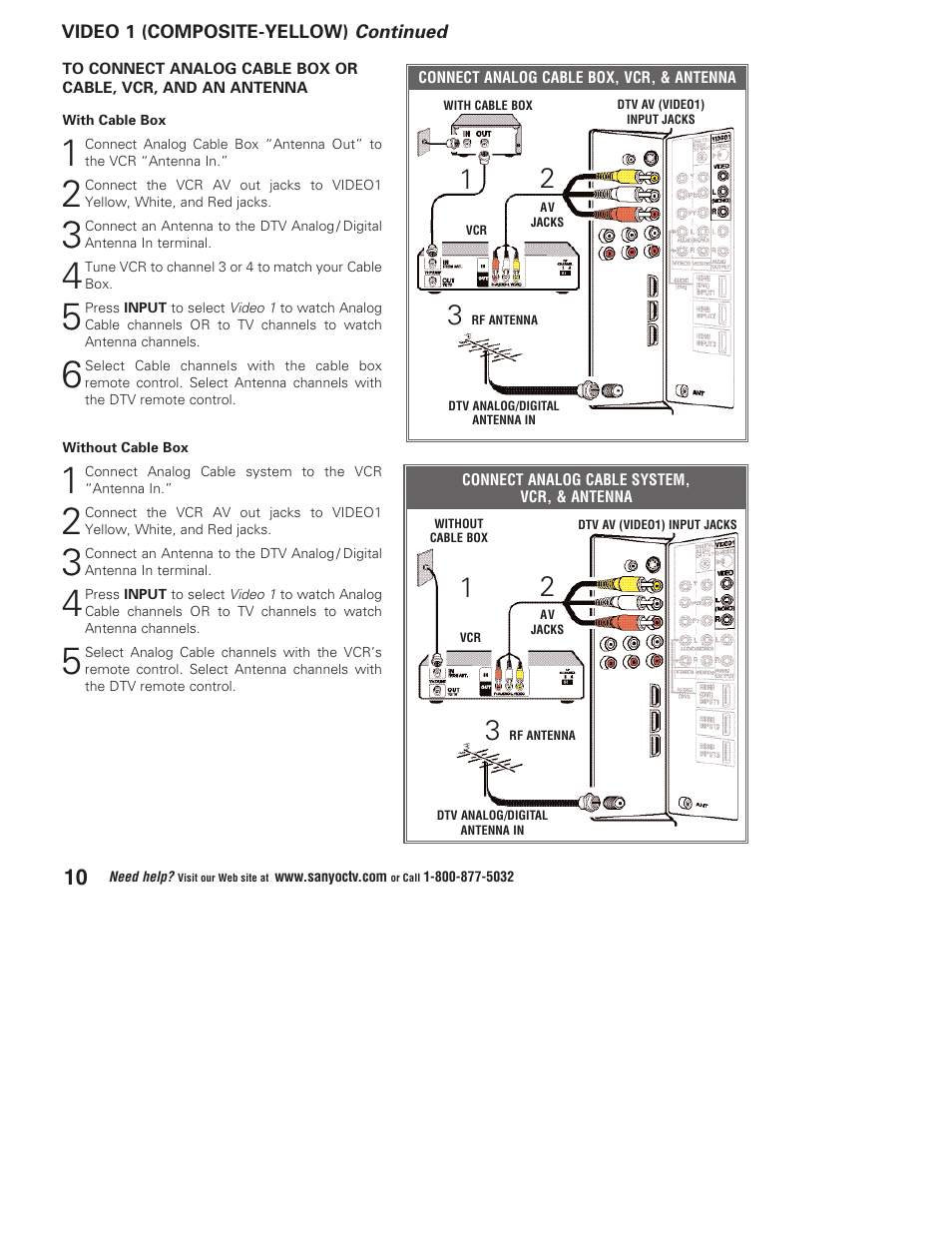 Sanyo DP37647 User Manual | Page 10 / 52