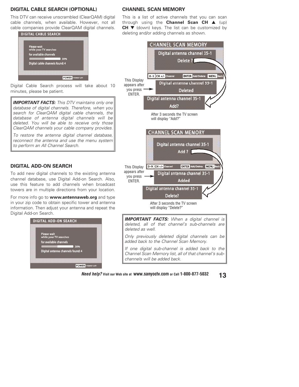 Sanyo DP37647 User Manual | Page 13 / 52