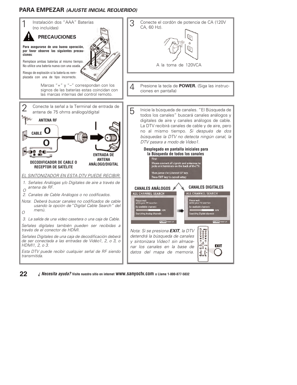 Sanyo DP37647 User Manual | Page 22 / 52