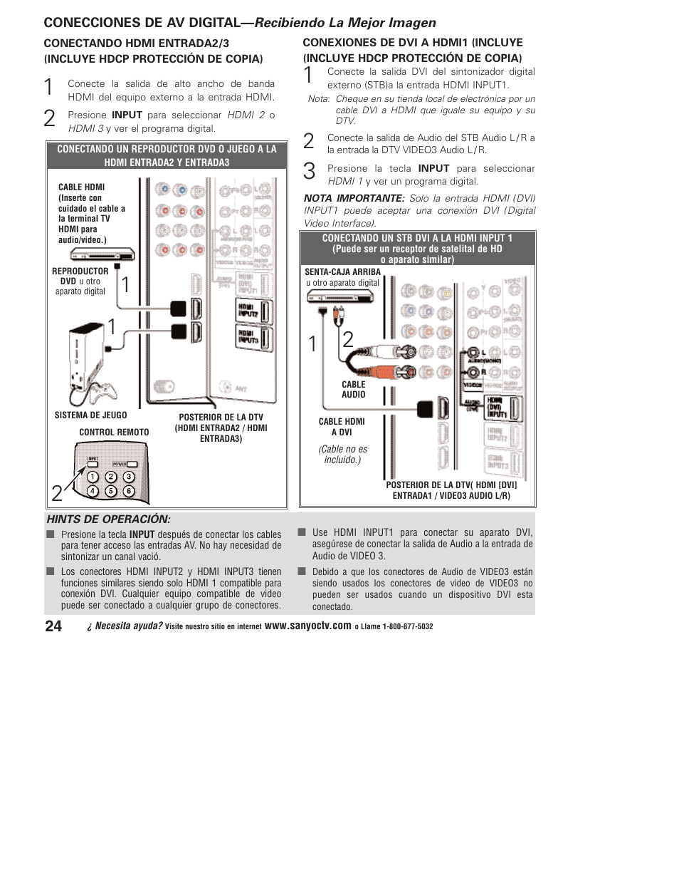 Sanyo DP37647 User Manual | Page 24 / 52