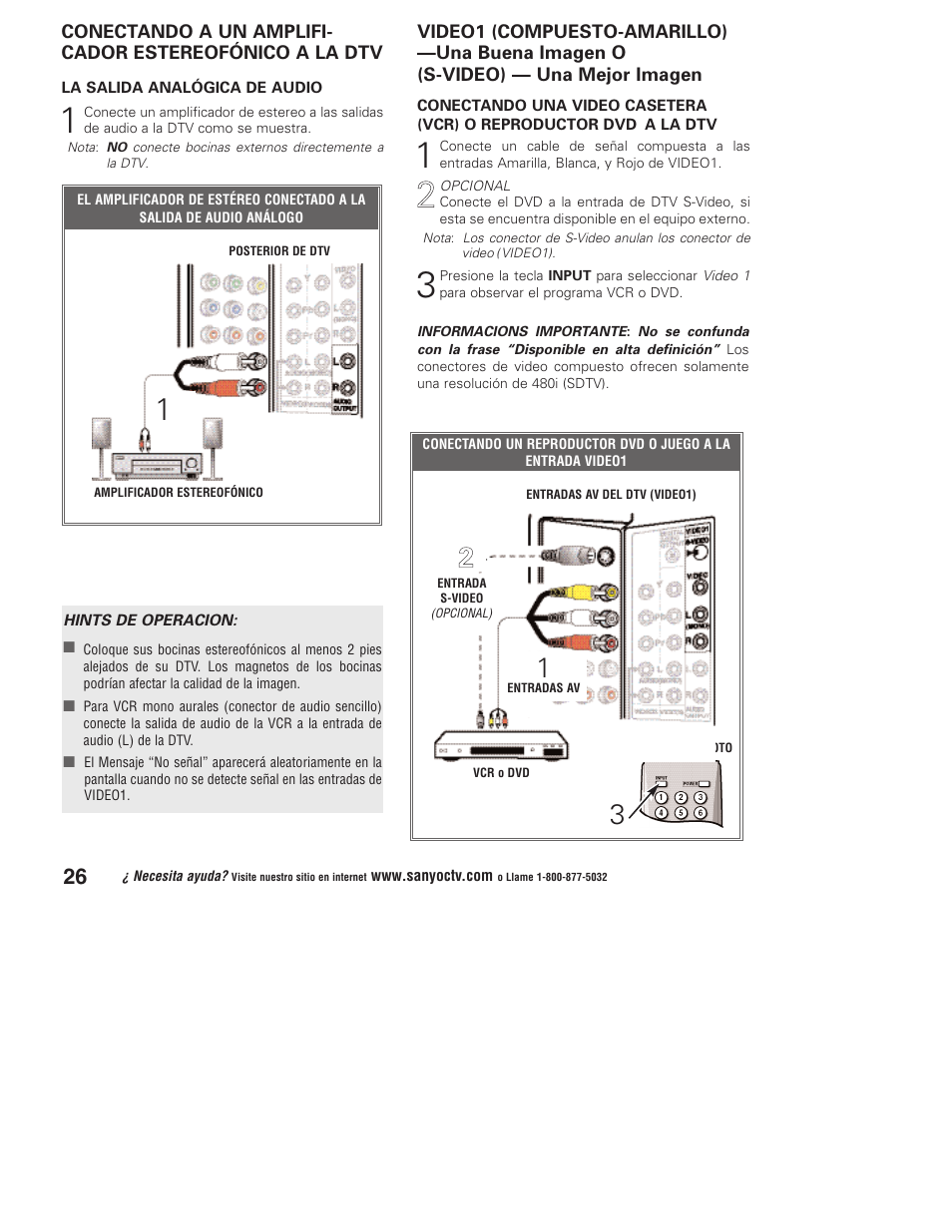 Sanyo DP37647 User Manual | Page 26 / 52