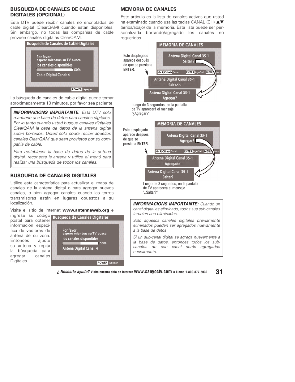 Sanyo DP37647 User Manual | Page 31 / 52