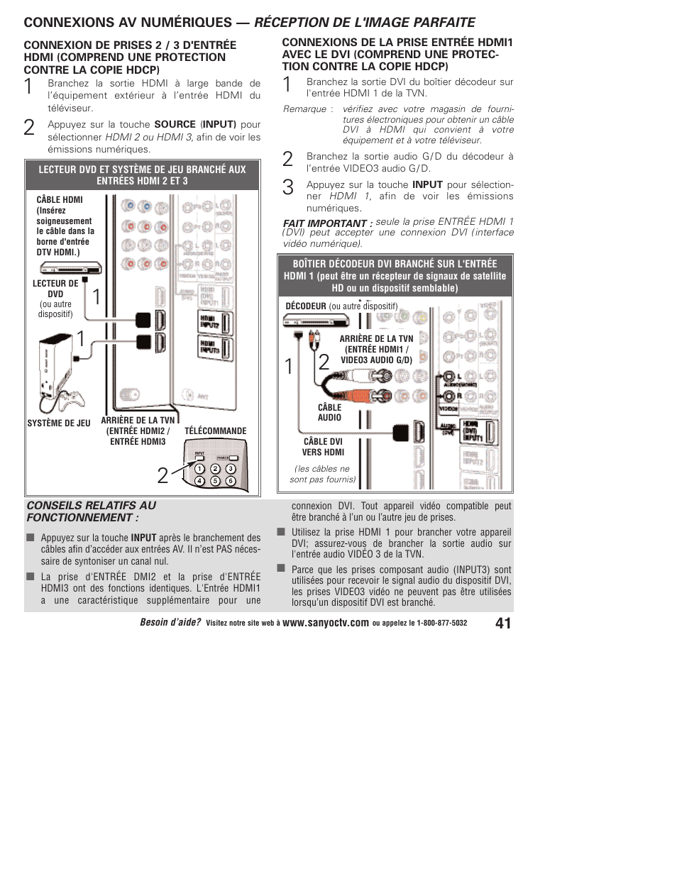 Sanyo DP37647 User Manual | Page 41 / 52