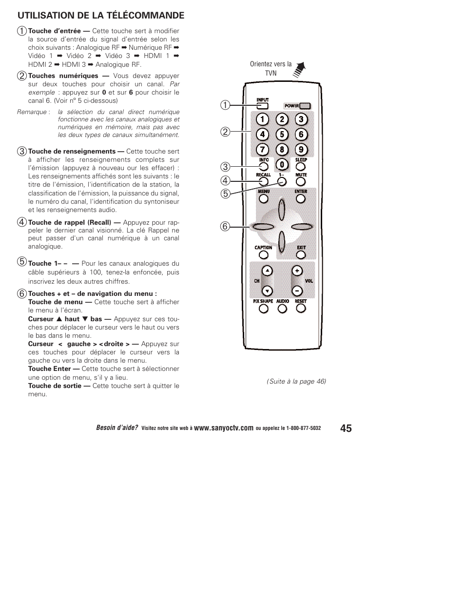 Sanyo DP37647 User Manual | Page 45 / 52