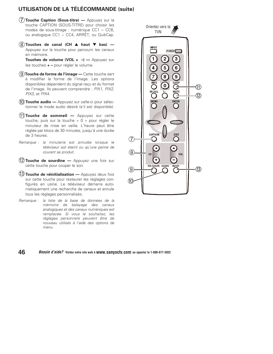 Sanyo DP37647 User Manual | Page 46 / 52