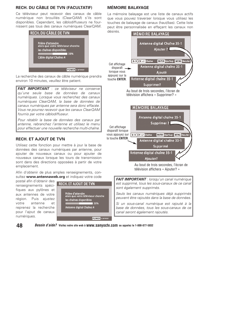 Sanyo DP37647 User Manual | Page 48 / 52