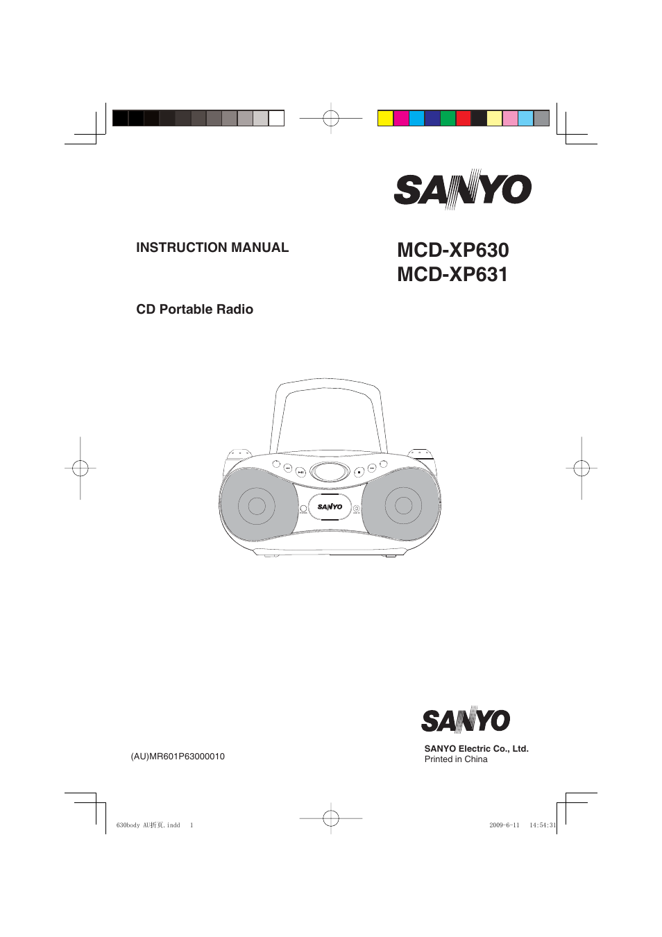 Sanyo MCD-XP631 User Manual | 6 pages