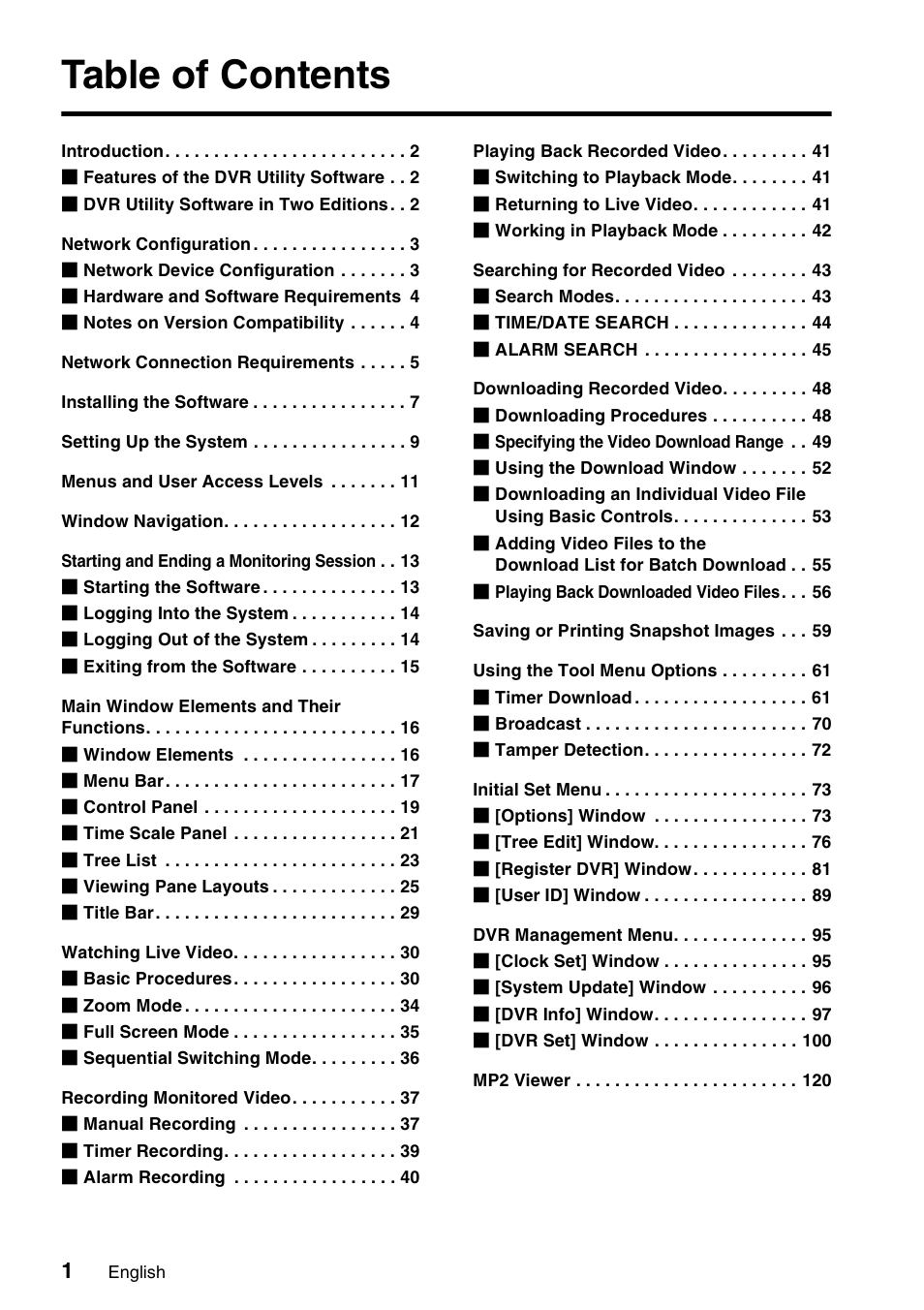 Sanyo VA-SW8000 User Manual | Page 2 / 132