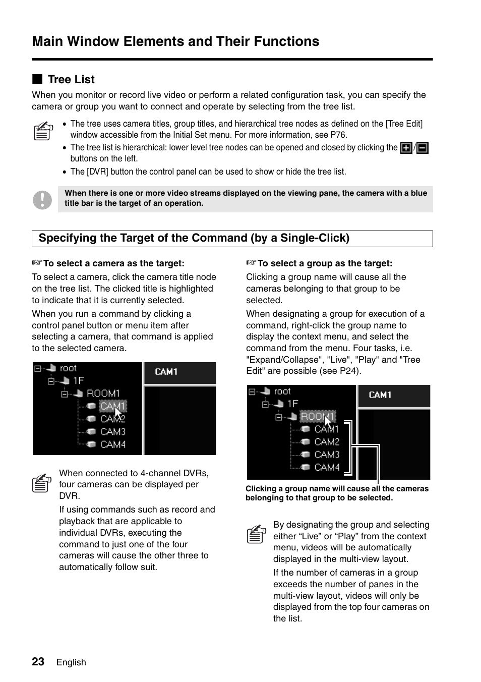 Main window elements and their functions | Sanyo VA-SW8000 User Manual | Page 24 / 132