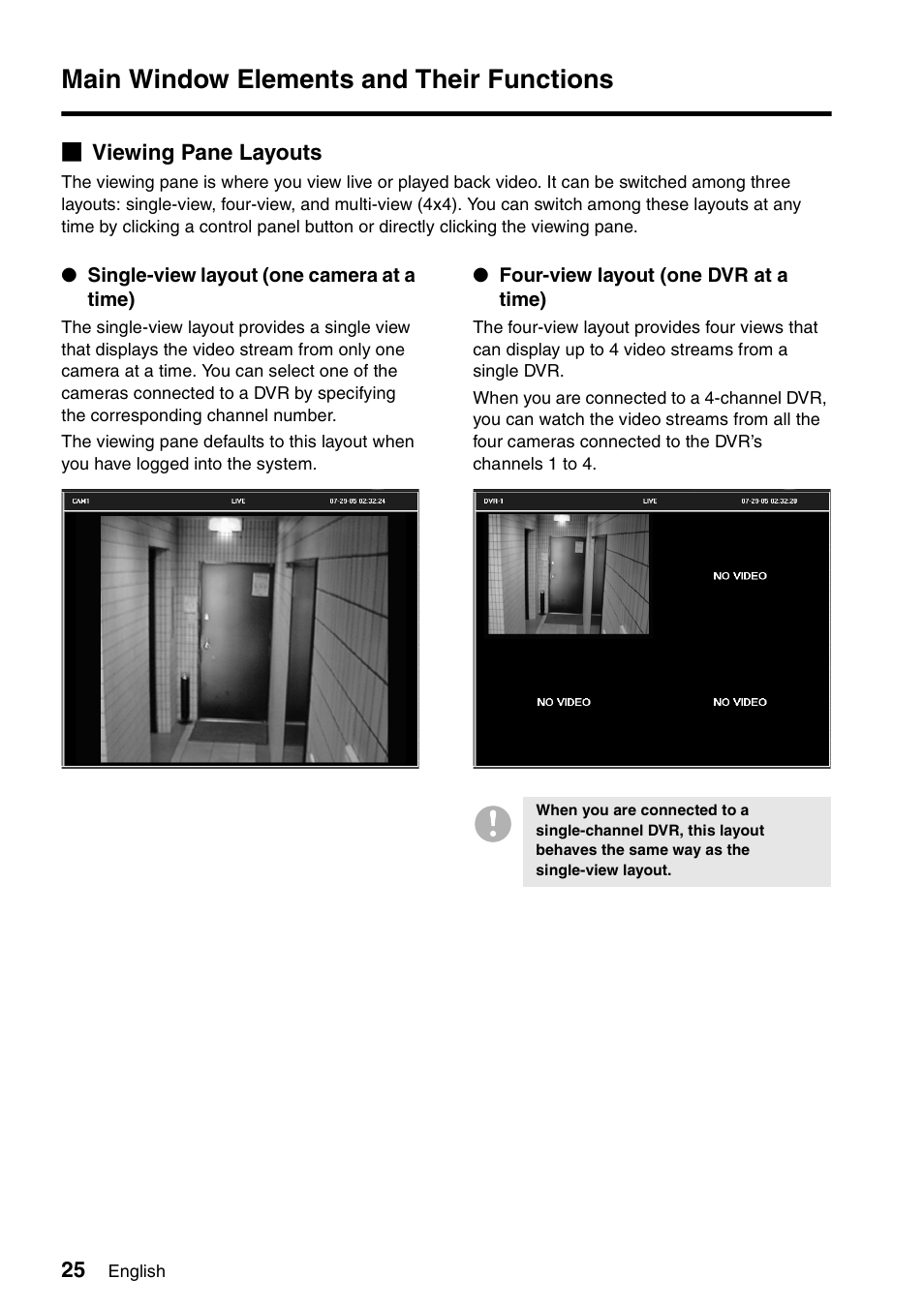 Main window elements and their functions | Sanyo VA-SW8000 User Manual | Page 26 / 132