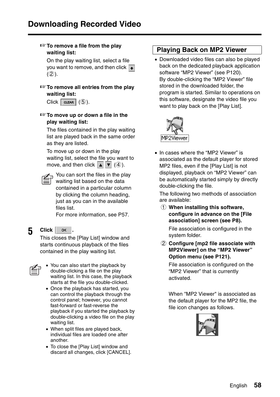 Downloading recorded video | Sanyo VA-SW8000 User Manual | Page 59 / 132