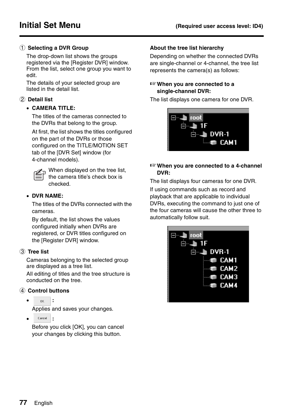 Initial set menu | Sanyo VA-SW8000 User Manual | Page 78 / 132