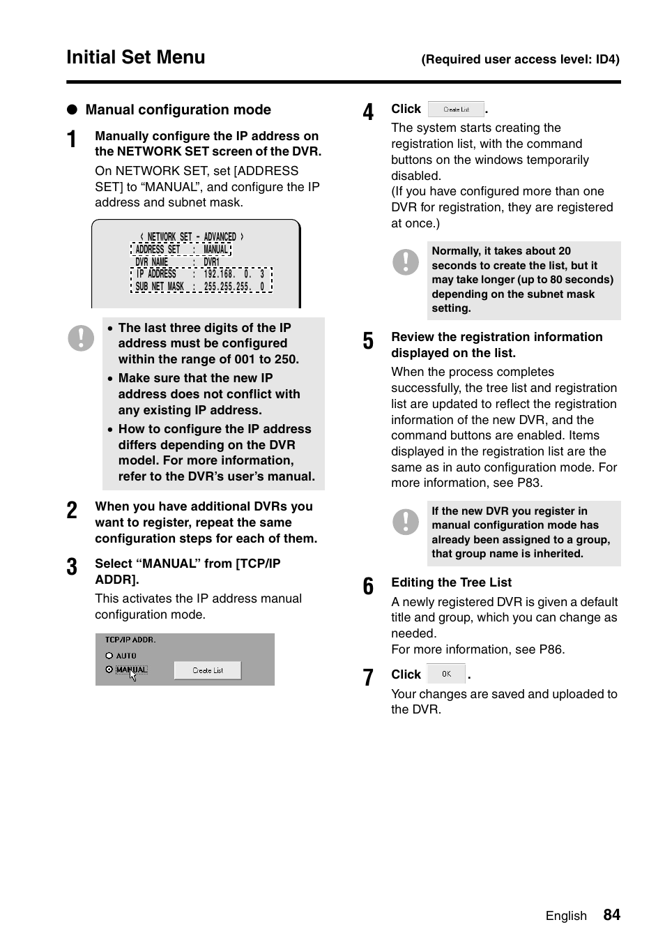 Initial set menu | Sanyo VA-SW8000 User Manual | Page 85 / 132