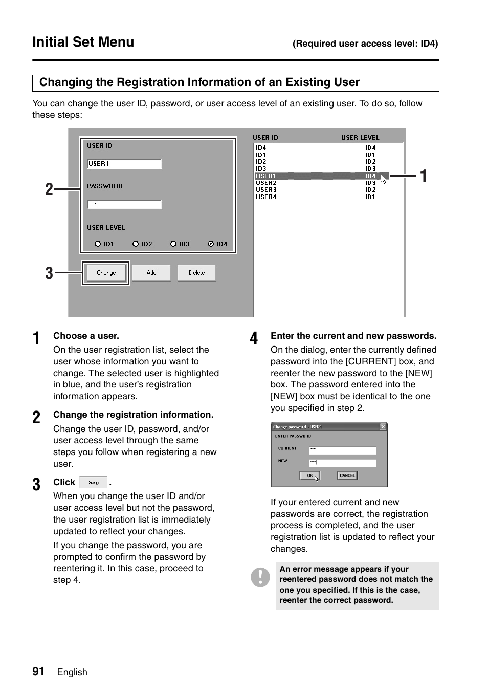Initial set menu | Sanyo VA-SW8000 User Manual | Page 92 / 132