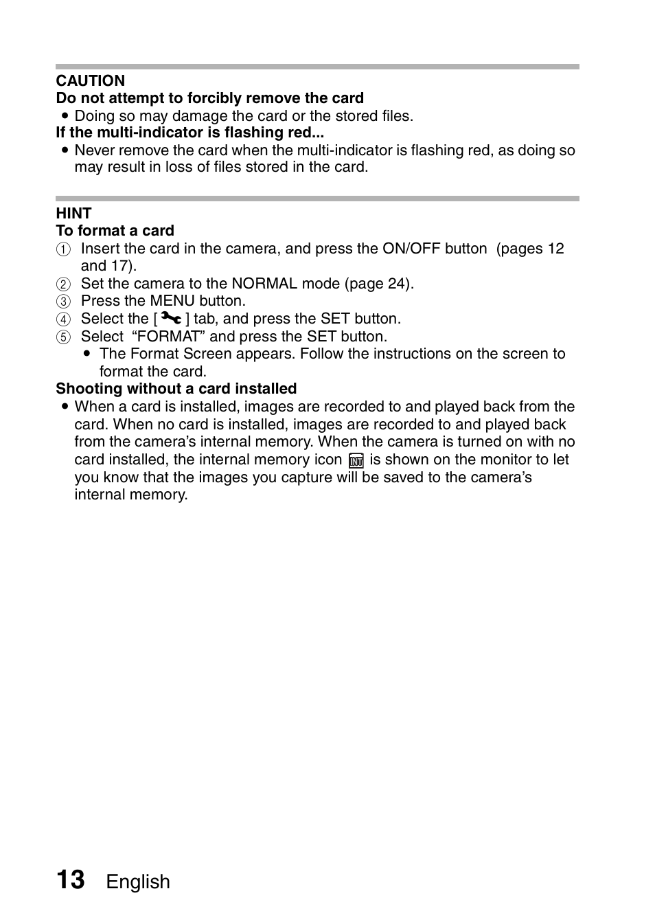 English | Sanyo VPC-CG100EX User Manual | Page 22 / 76