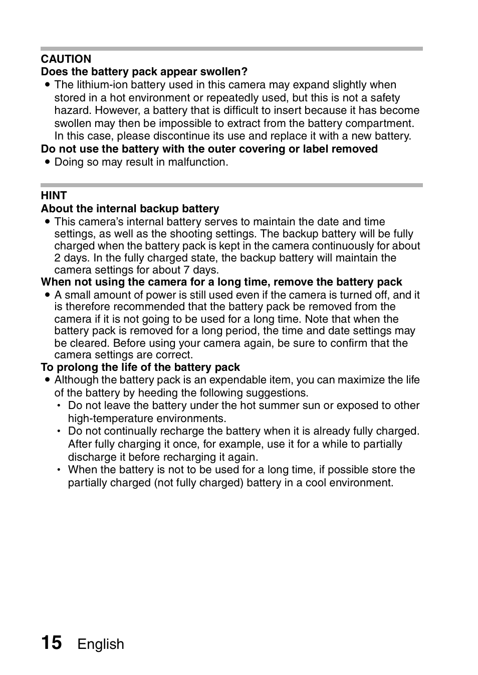 English | Sanyo VPC-CG100EX User Manual | Page 24 / 76