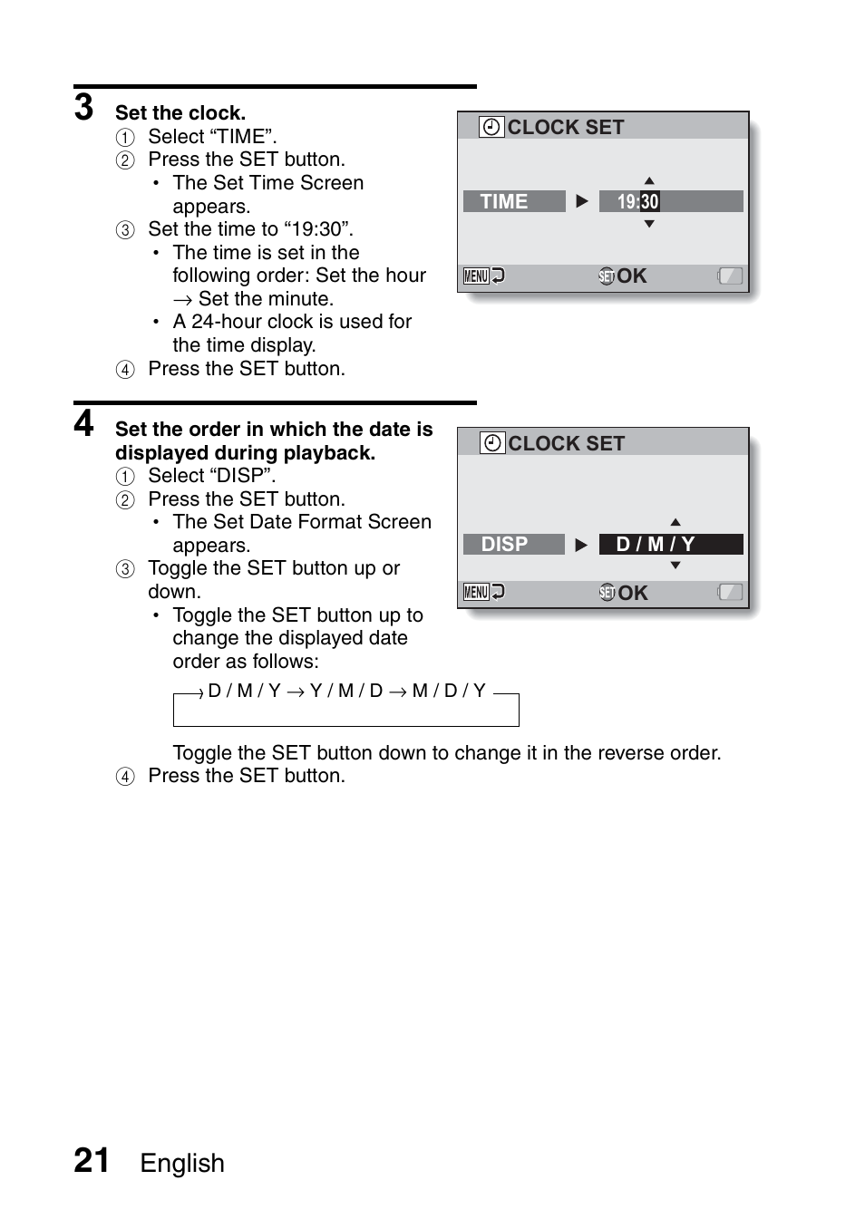 English | Sanyo VPC-CG100EX User Manual | Page 30 / 76