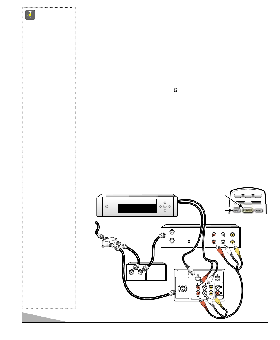 Connecting external equipment for pip operation, Quicktips | Sanyo DS31810 User Manual | Page 12 / 72