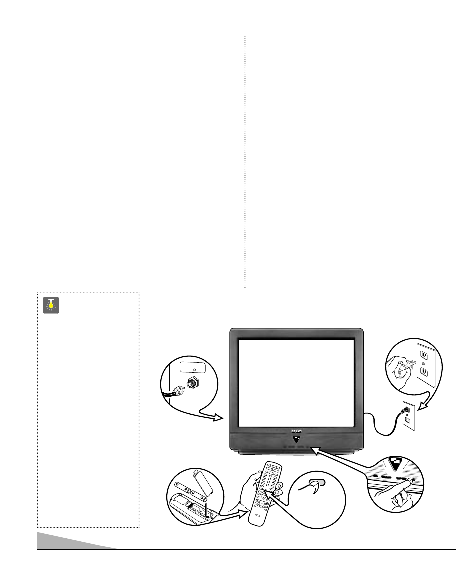 Caractéristiques, Fiche technique, Installation de base | Conseils | Sanyo DS31810 User Manual | Page 26 / 72