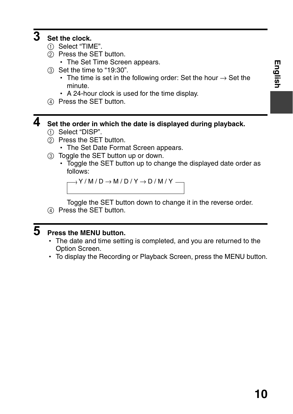 Sanyo VPC-HD1000 User Manual | Page 11 / 26