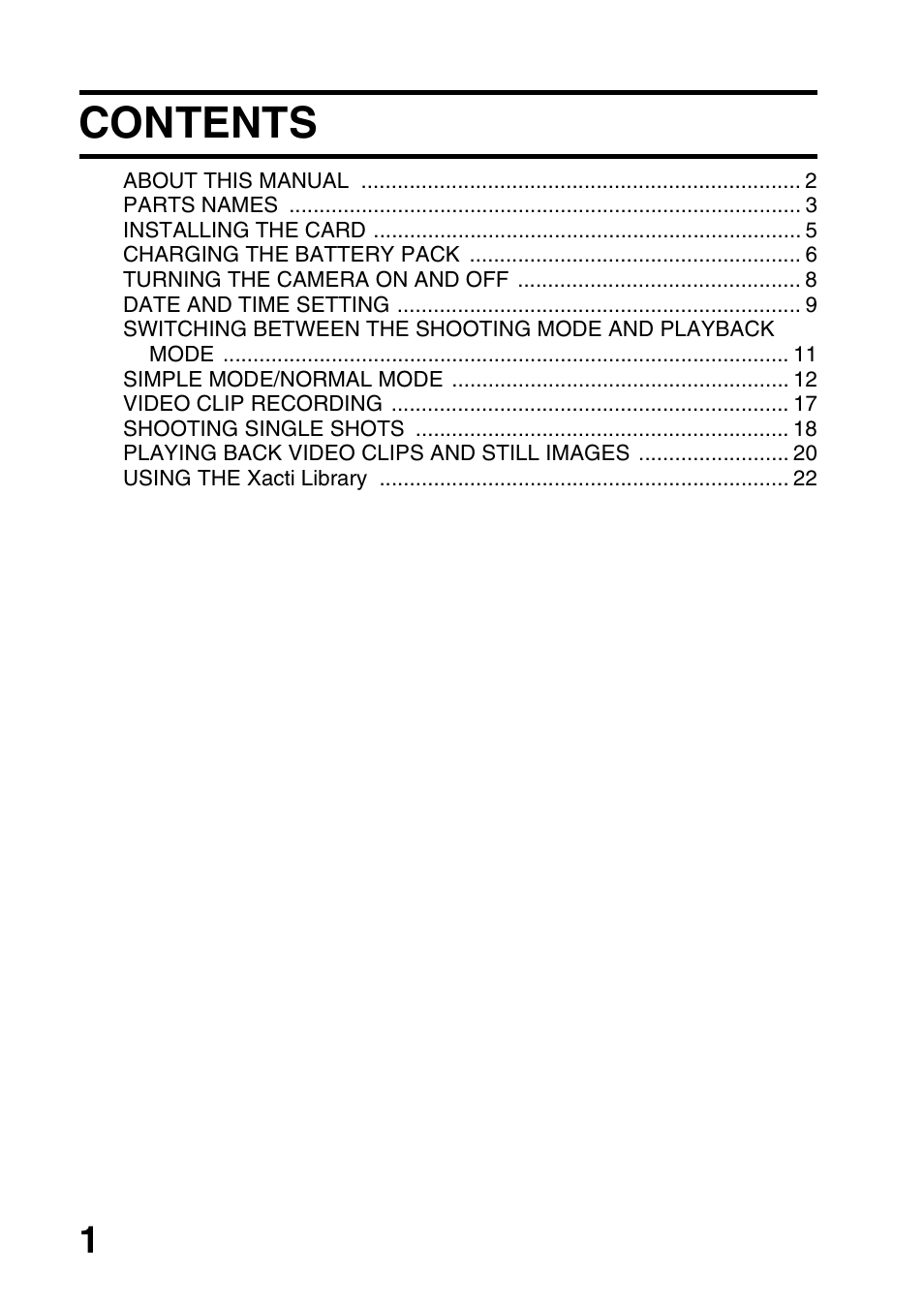 Sanyo VPC-HD1000 User Manual | Page 2 / 26