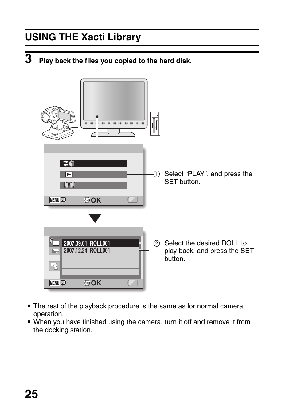 Using the xacti library | Sanyo VPC-HD1000 User Manual | Page 26 / 26
