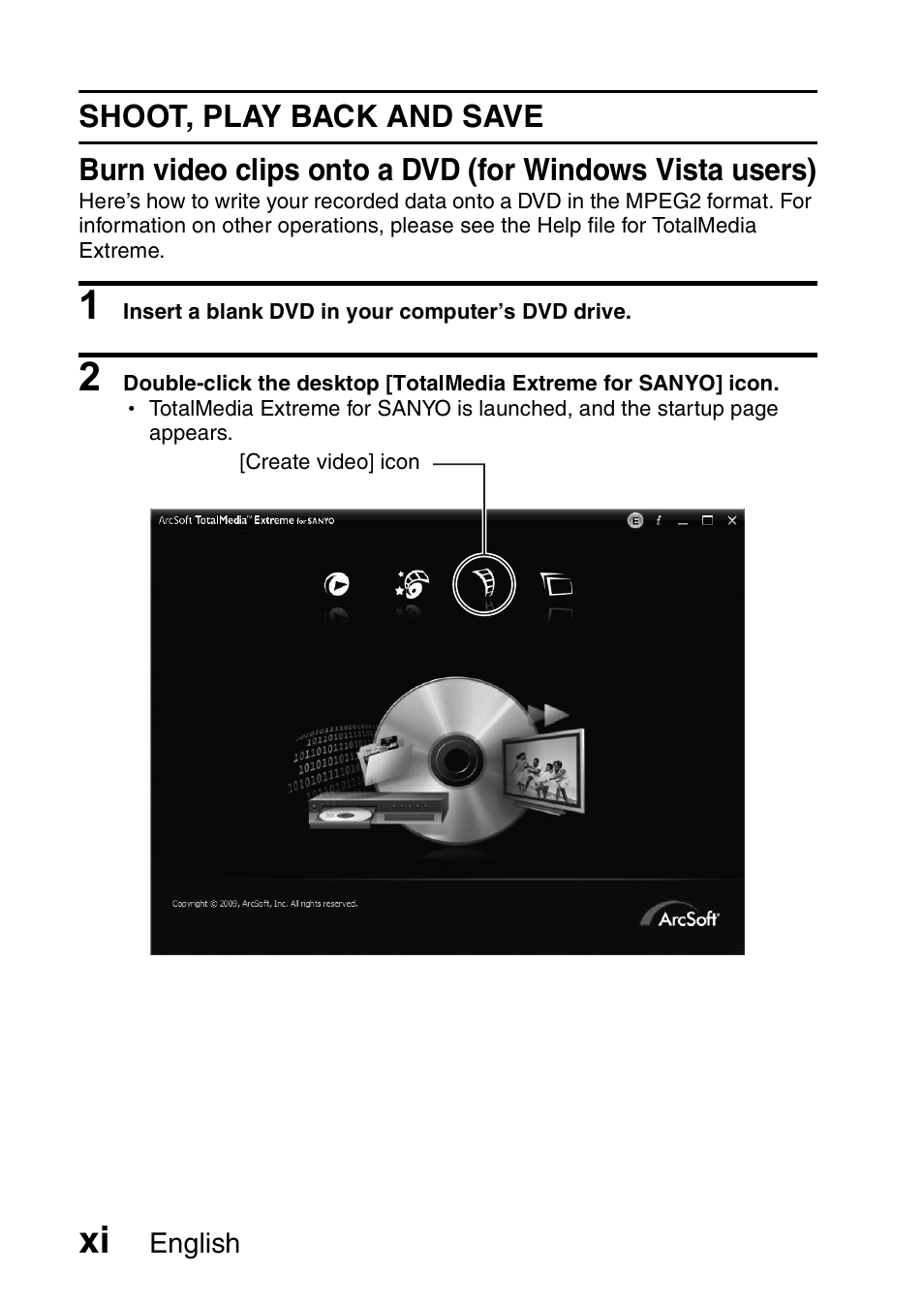 Sanyo Xacti VPC-SH1 User Manual | Page 12 / 96