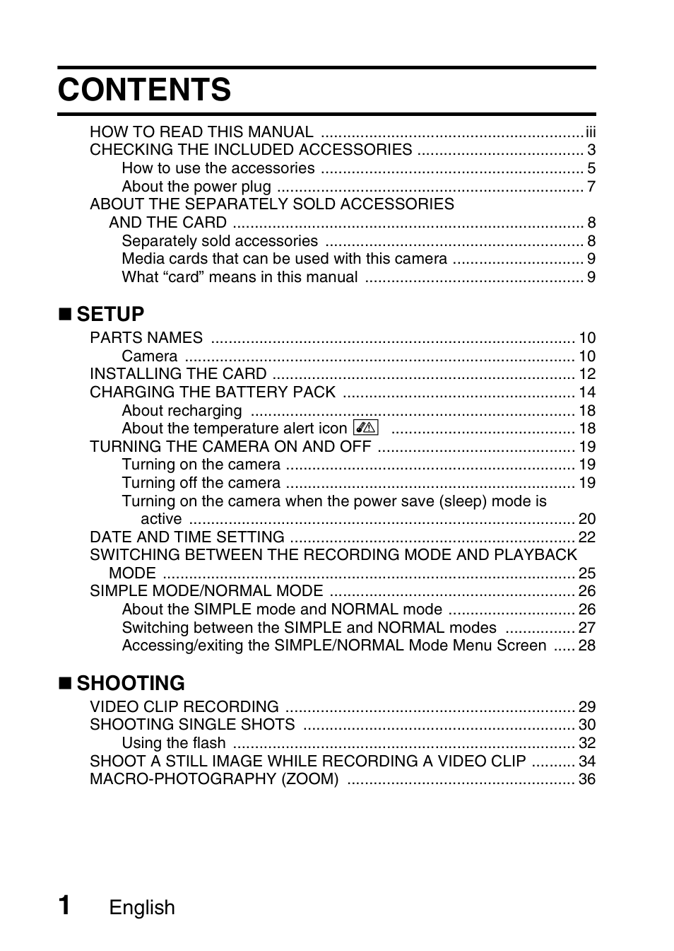 Sanyo Xacti VPC-SH1 User Manual | Page 22 / 96