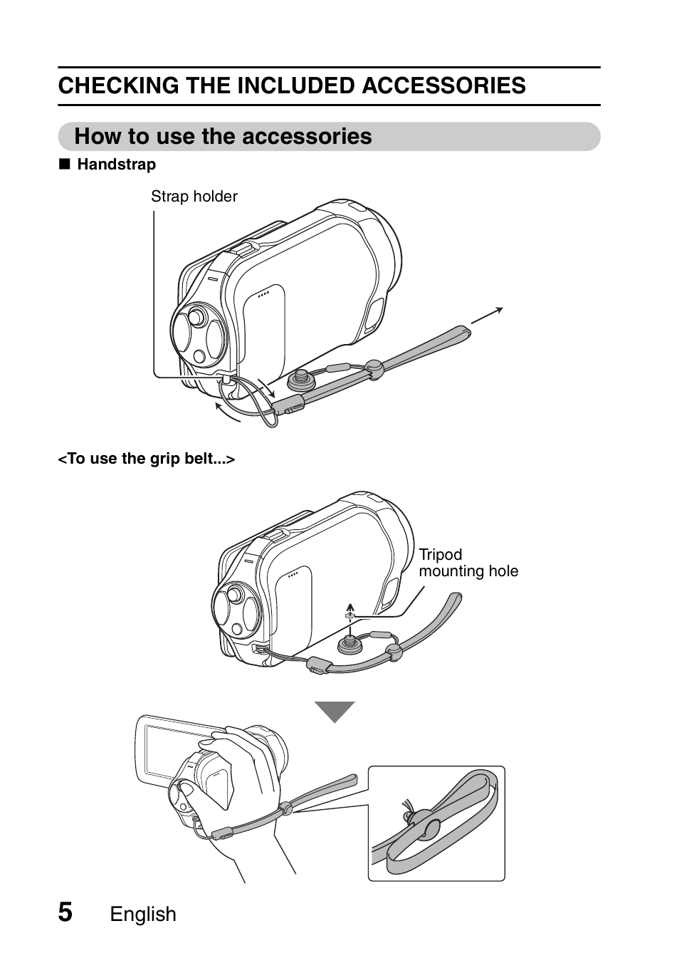 How to use the accessories | Sanyo Xacti VPC-SH1 User Manual | Page 26 / 96