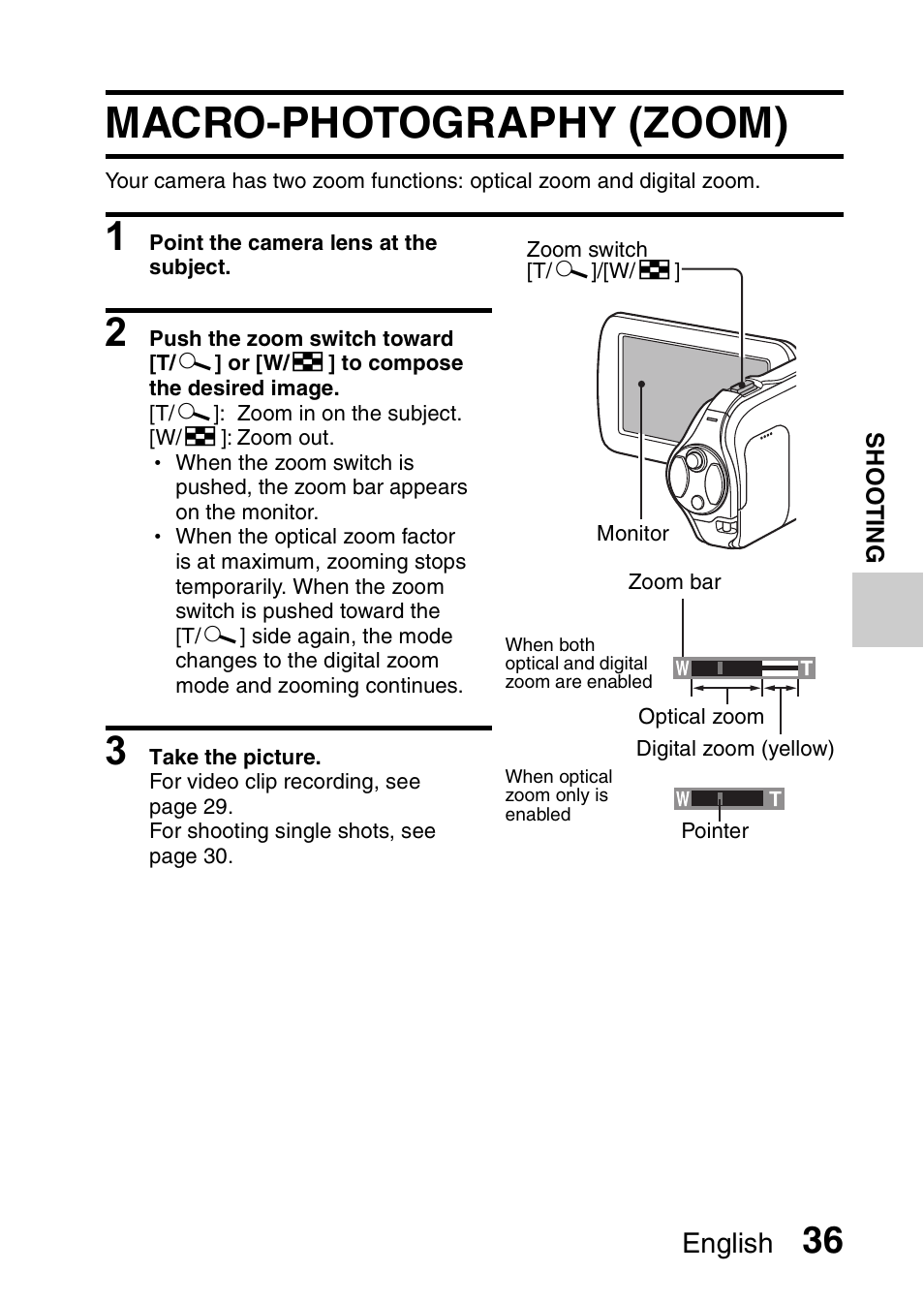 Macro-photography (zoom) | Sanyo Xacti VPC-SH1 User Manual | Page 57 / 96