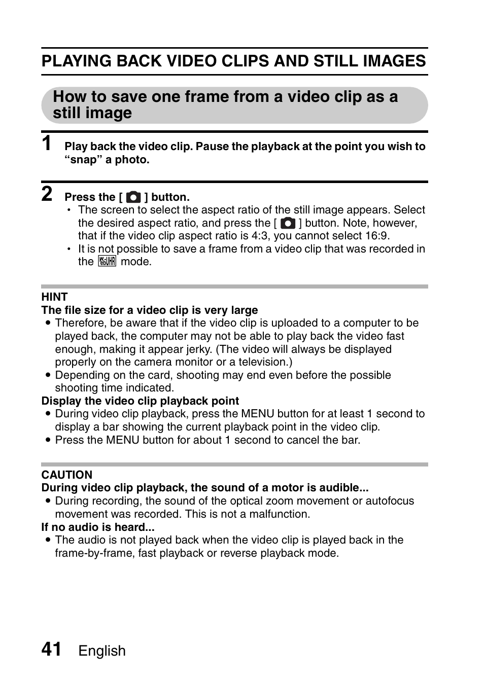 English | Sanyo Xacti VPC-SH1 User Manual | Page 62 / 96