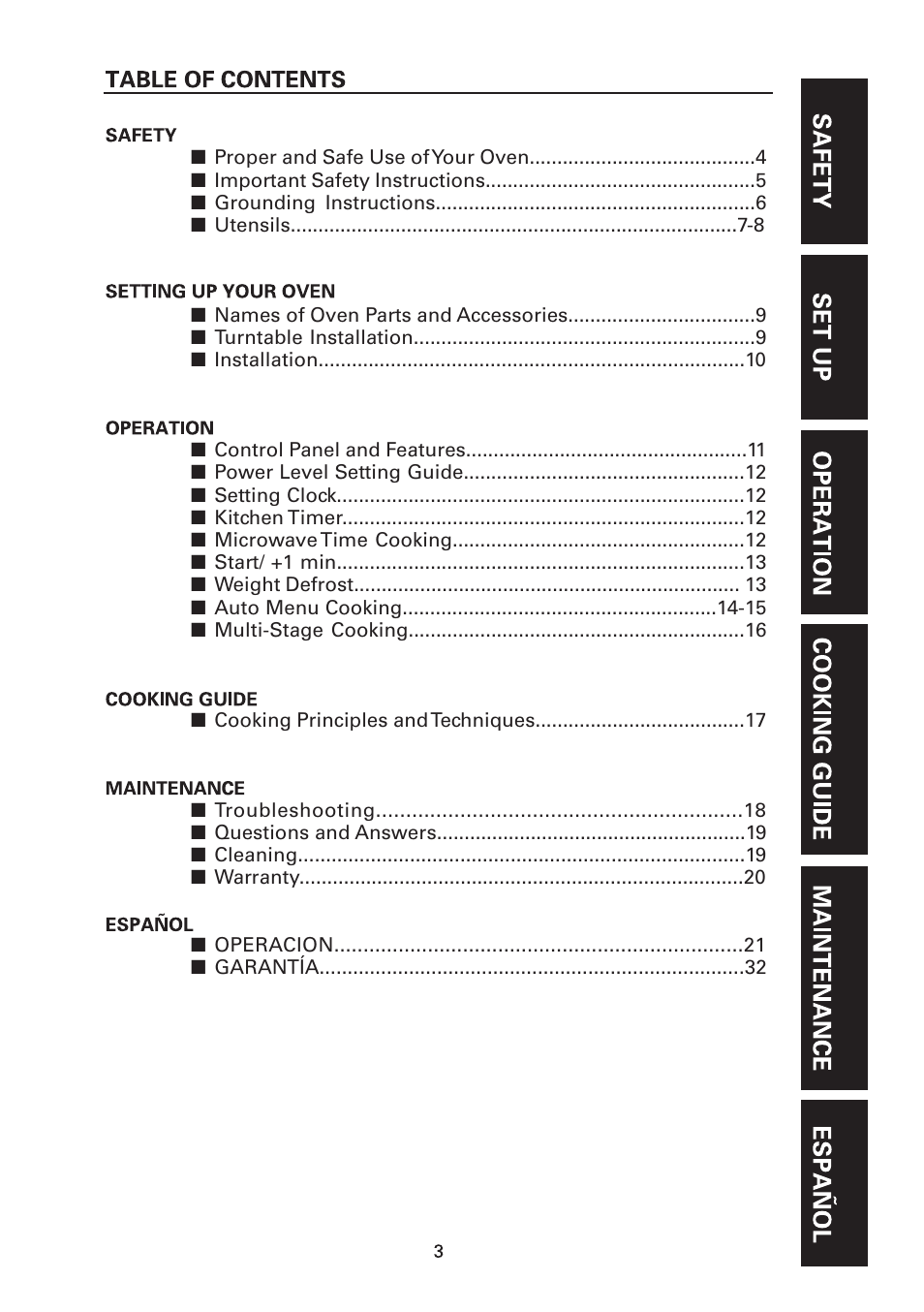 Sanyo EM-S7560W User Manual | Page 3 / 33