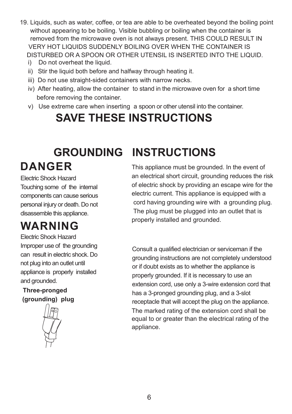 Sanyo EM-S7560W User Manual | Page 6 / 33