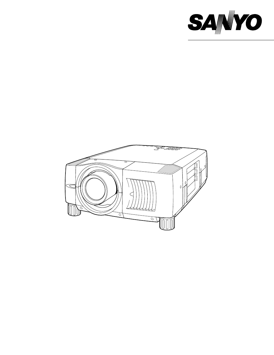 Sanyo PLC-XF35N User Manual | 52 pages